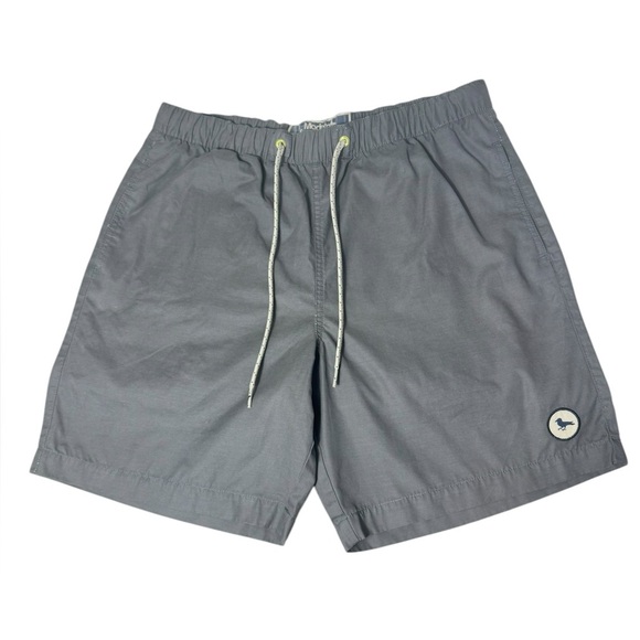 Modern Amusement Trunks Men Medium Slate Grey Green Solid Casual Pacsun - Picture 1 of 12